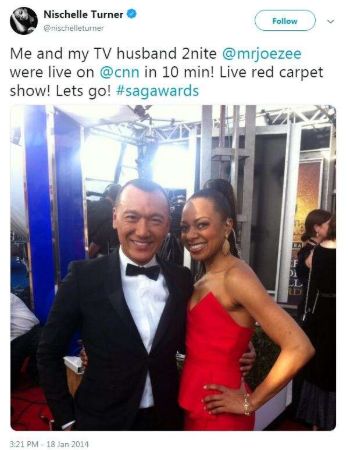 Nischelle Turner and her TV husband Joe Zee